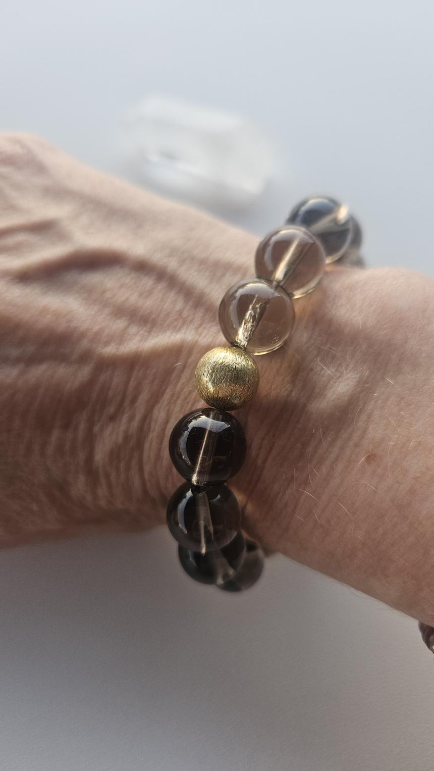Armband aus Rauchquarz, Ansicht 2